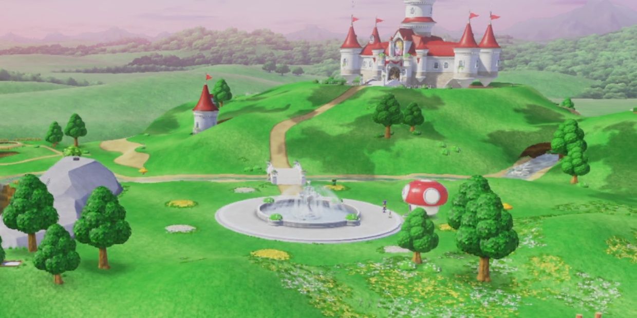 Mushroom Kingdom In Super Mario Odyssey