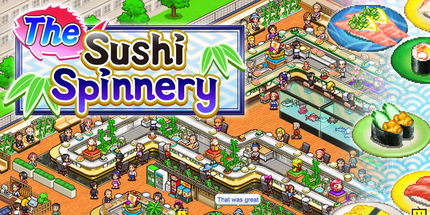 A screenshot of gameplay featuring Sushi Spinnery.