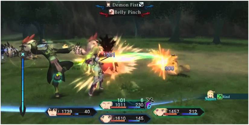 Milla and Jude landing their special Artes