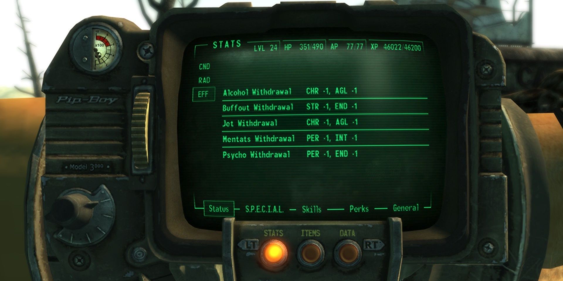 Addicted To Chems In Fallout 3