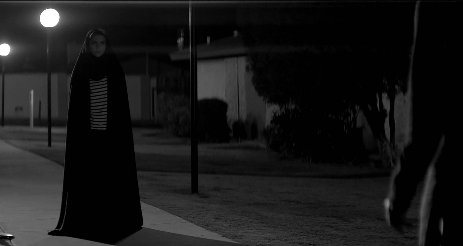 The Girl in A Girl Walks Home Alone at Night