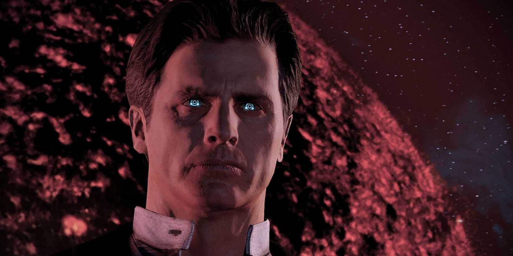 Illusive Man in his base in Mass Effect 3