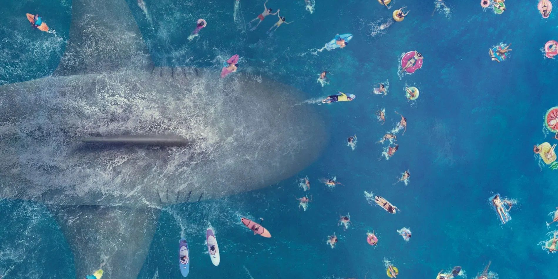 The beach attack in The Meg