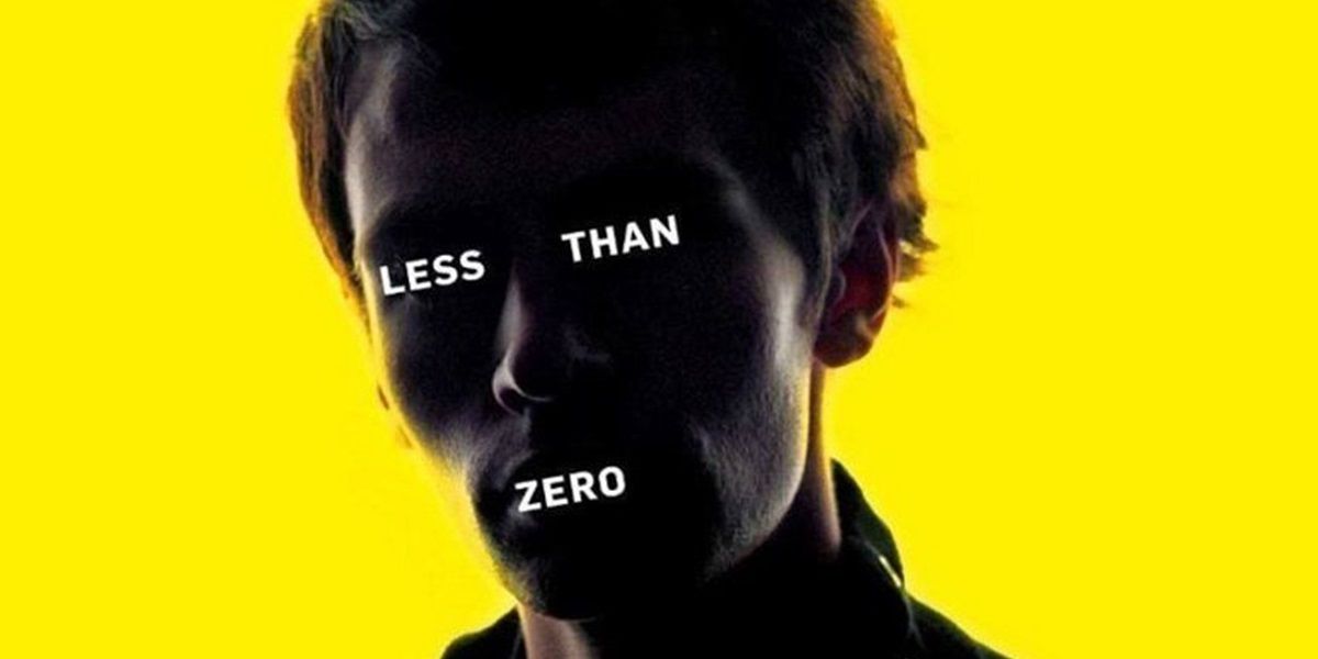 The cover art from Bret Easton Ellis' Less Than Zero
