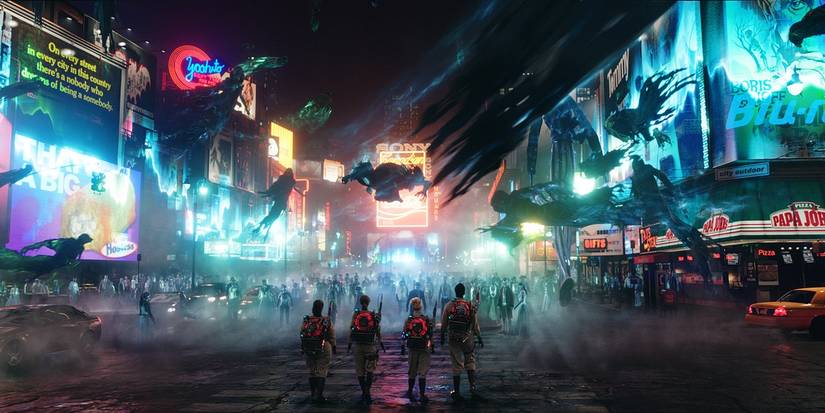 The final battle of the 2016 Ghostbusters reboot
