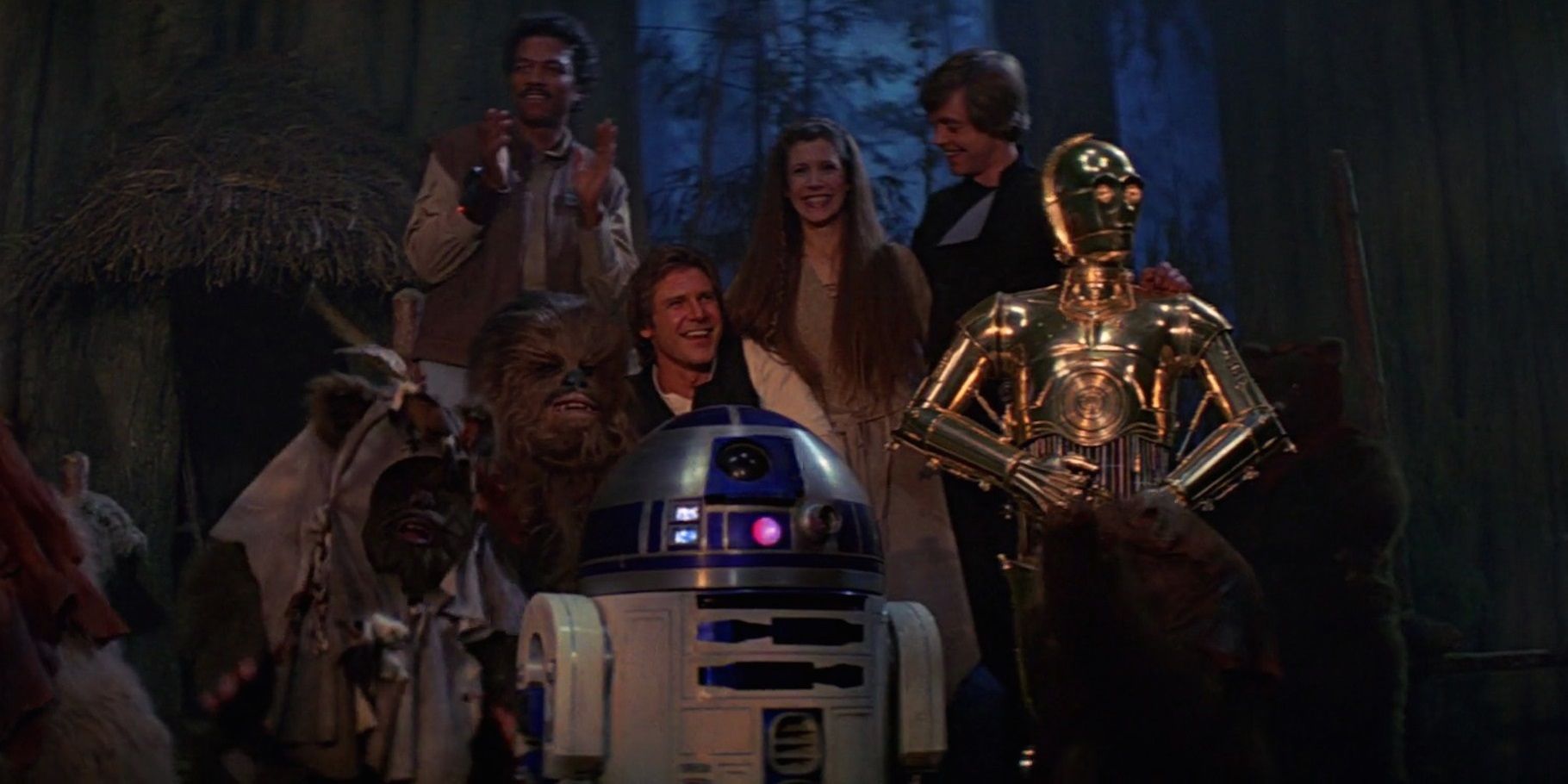 The final shot of Return of the Jedi