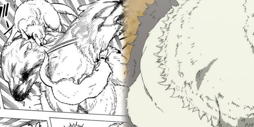 To Your Eternity - Comparing Fushi Attacking Oniguma In The Manga To When He Gets The Stimulation Shiver In The Anime