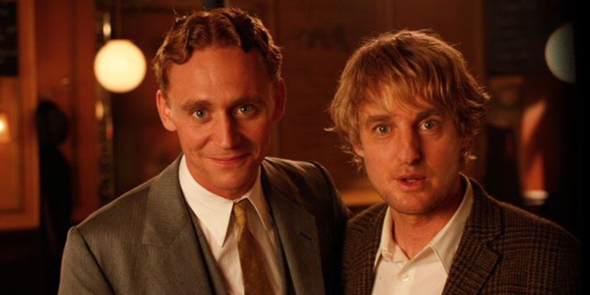 Tom Hiddleston and Owen Wilson in Midnight in Paris