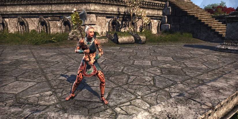 Two-Handed Elder Scrolls Online Sorcerer Weapons