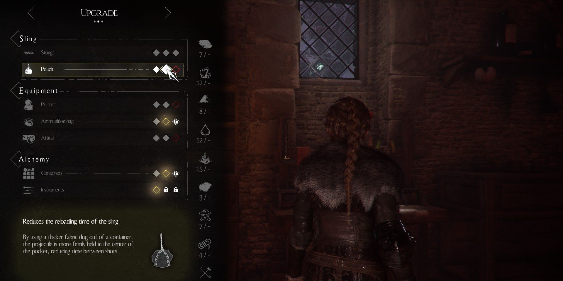 Upgrades Menu From A Plague Tale Innocence