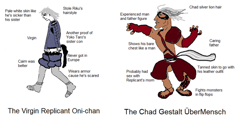 Virgin Chad Nier Replicant