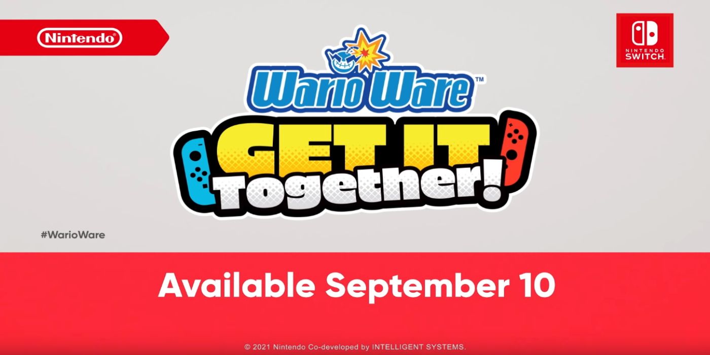 WarioWare Get it Together logo with a release date shown of September 10th