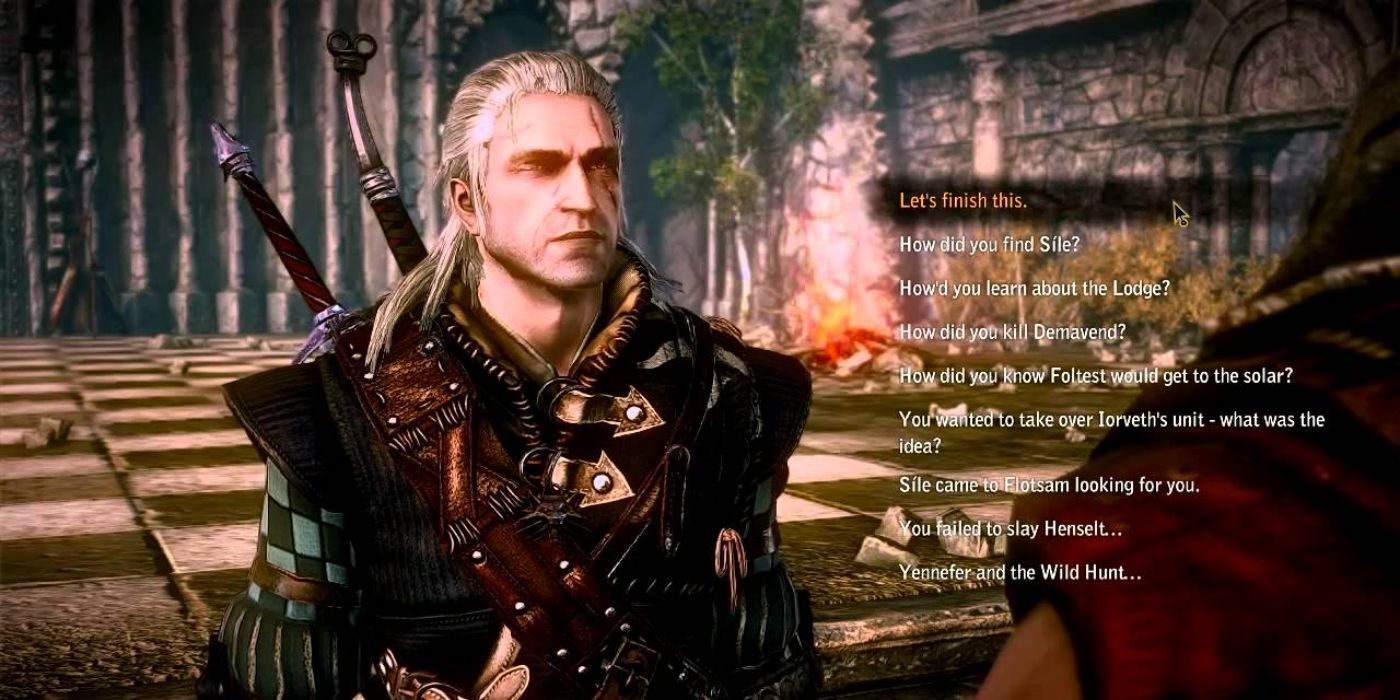 The Witcher 2 Plenty of Dialogue Choices