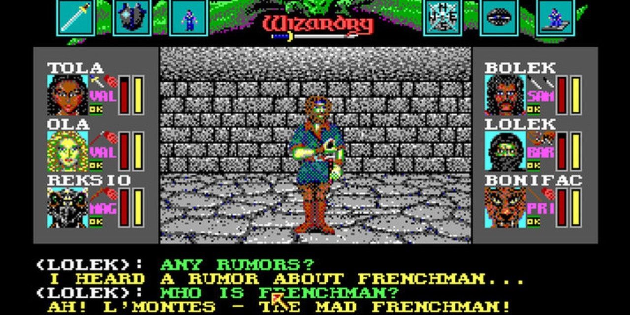 Wizardry VI Bane Of The Cosmic Forge From The SNES