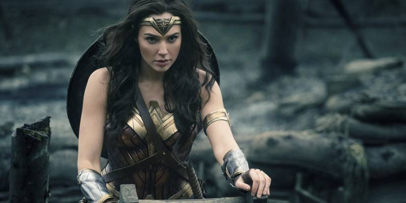 Wonder Woman climbing onto No Man's Land