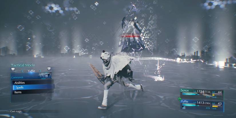 Yuffie ramuh lightning strikes