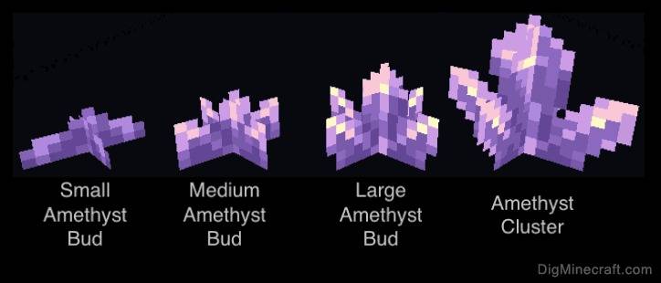 Amethyst Buds and Cluster states