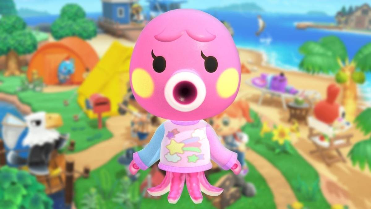pink octopus villager
