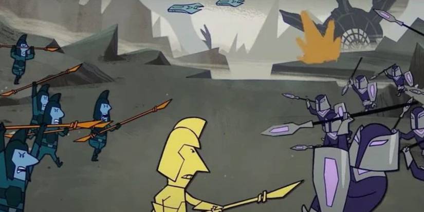 animated tva battle in loki episode 1