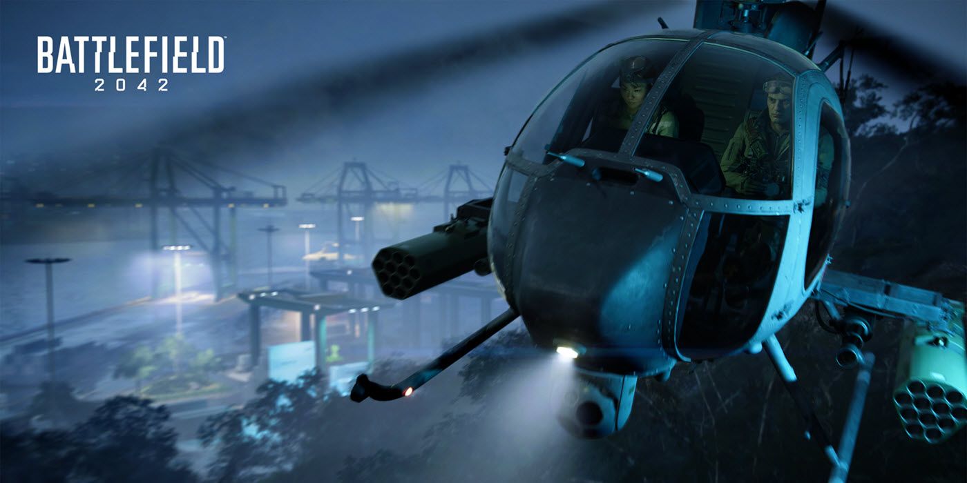 battlefield 2042 helicopter night gameplay
