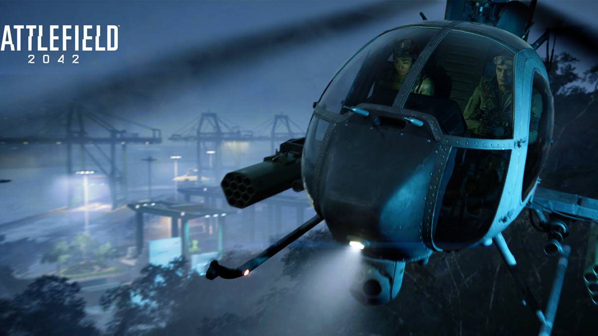 battlefield 2042 helicopter night gameplay