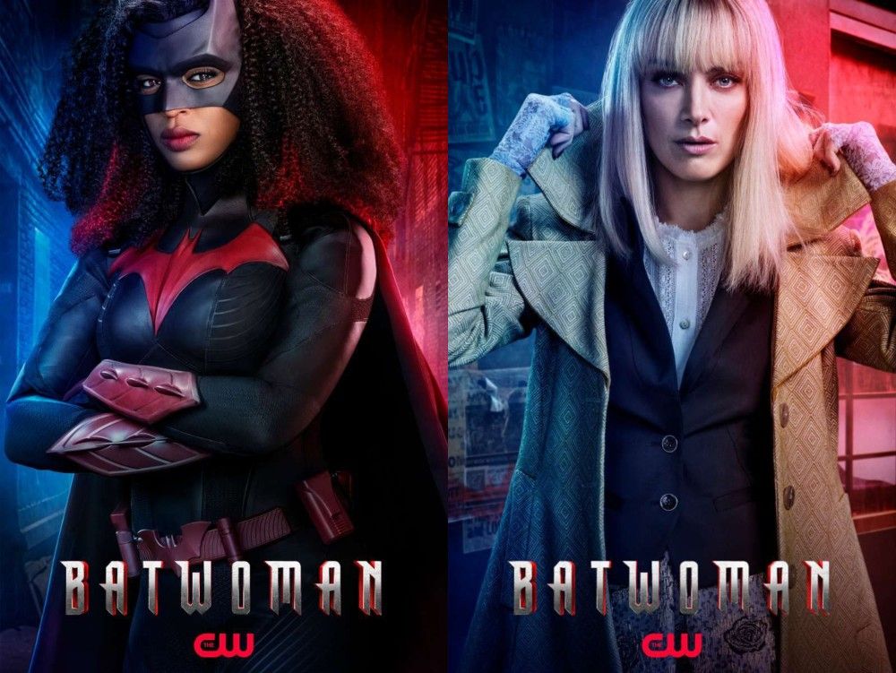 Batwoman and Alice character posters