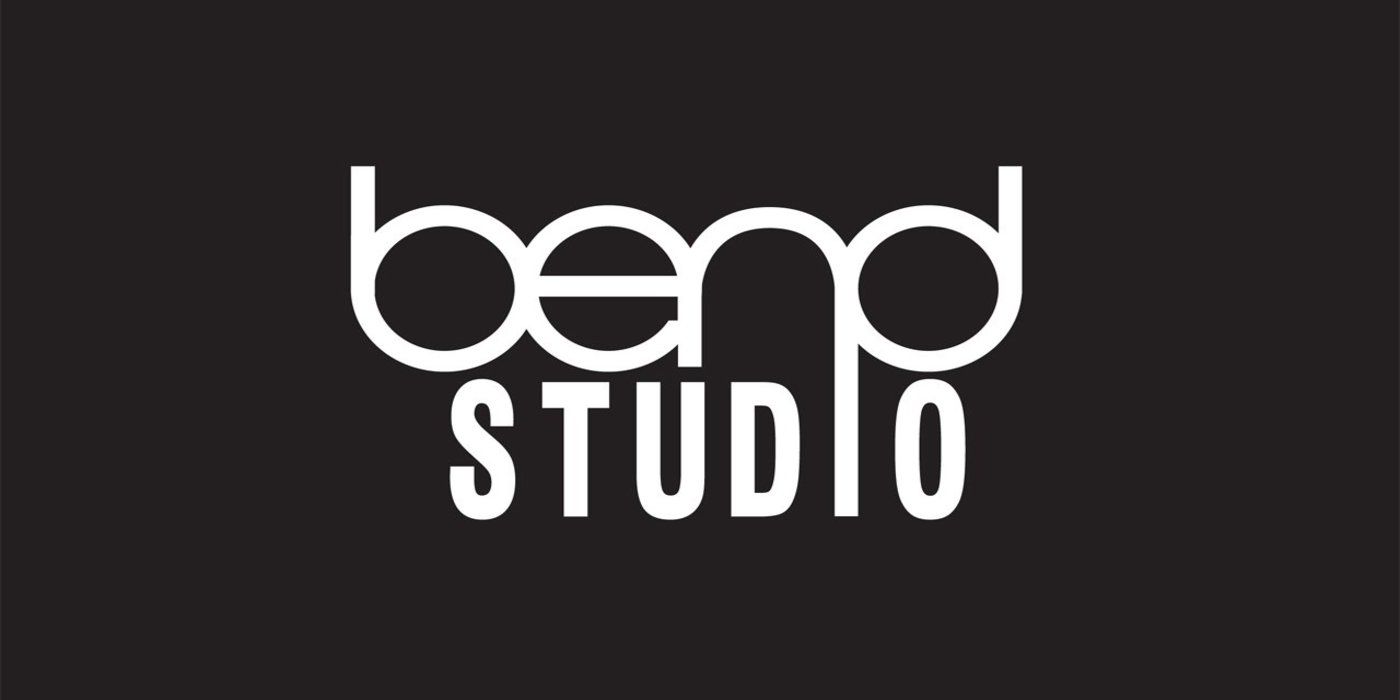 bend studio logo black background