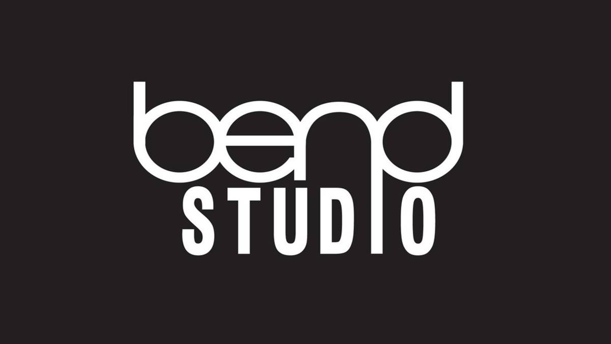 bend studio logo black background