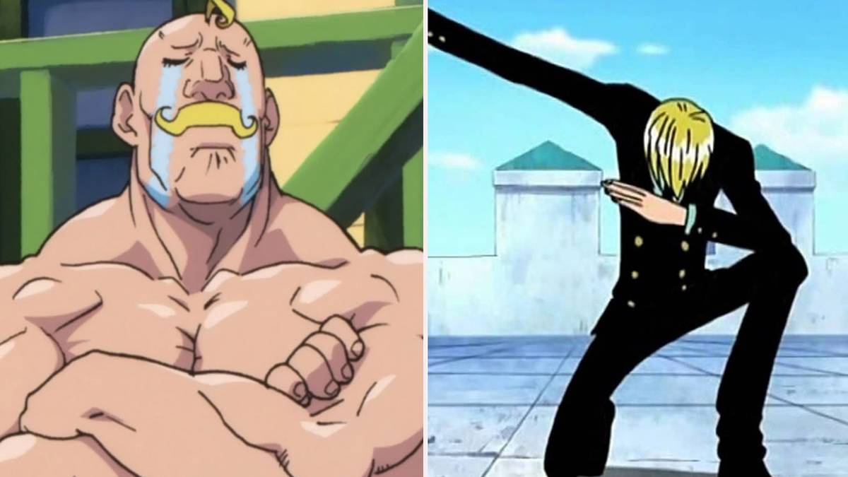 Shonen anime - FMA B's Armstrong, One Piece's Sanji
