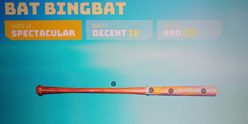 simple bat with great base stats that is a two-handed crush weapon.