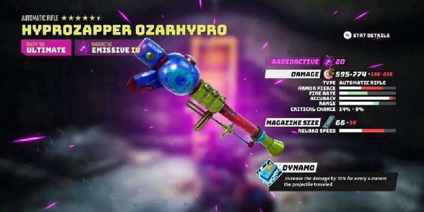 well balanced autimatic rifle.