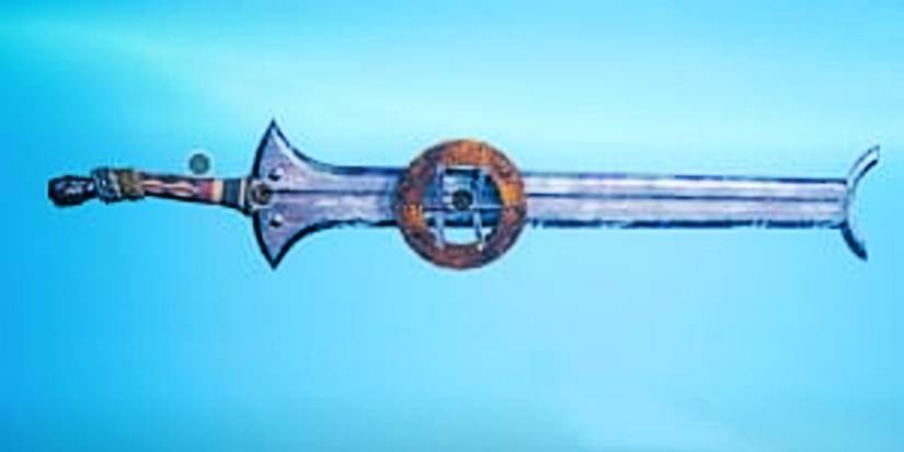 strange straight sword that is a two-handed slash weapon.
