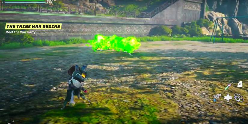 making enemies fight each other with the green mothmouth mutation.