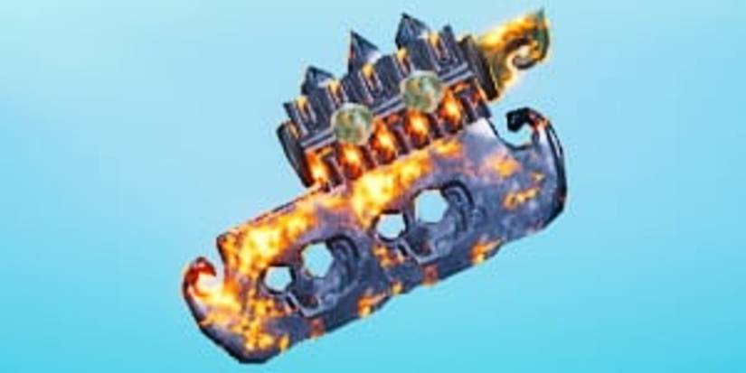 strange orange blade that is a one-handed slash weapon.