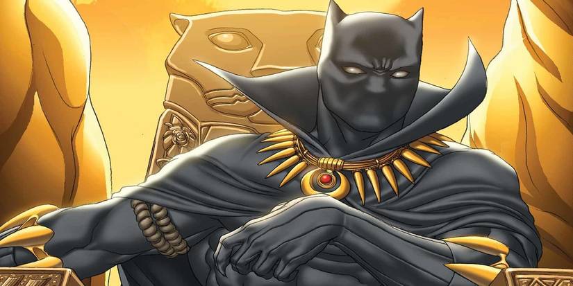 black panther marvel comics throne
