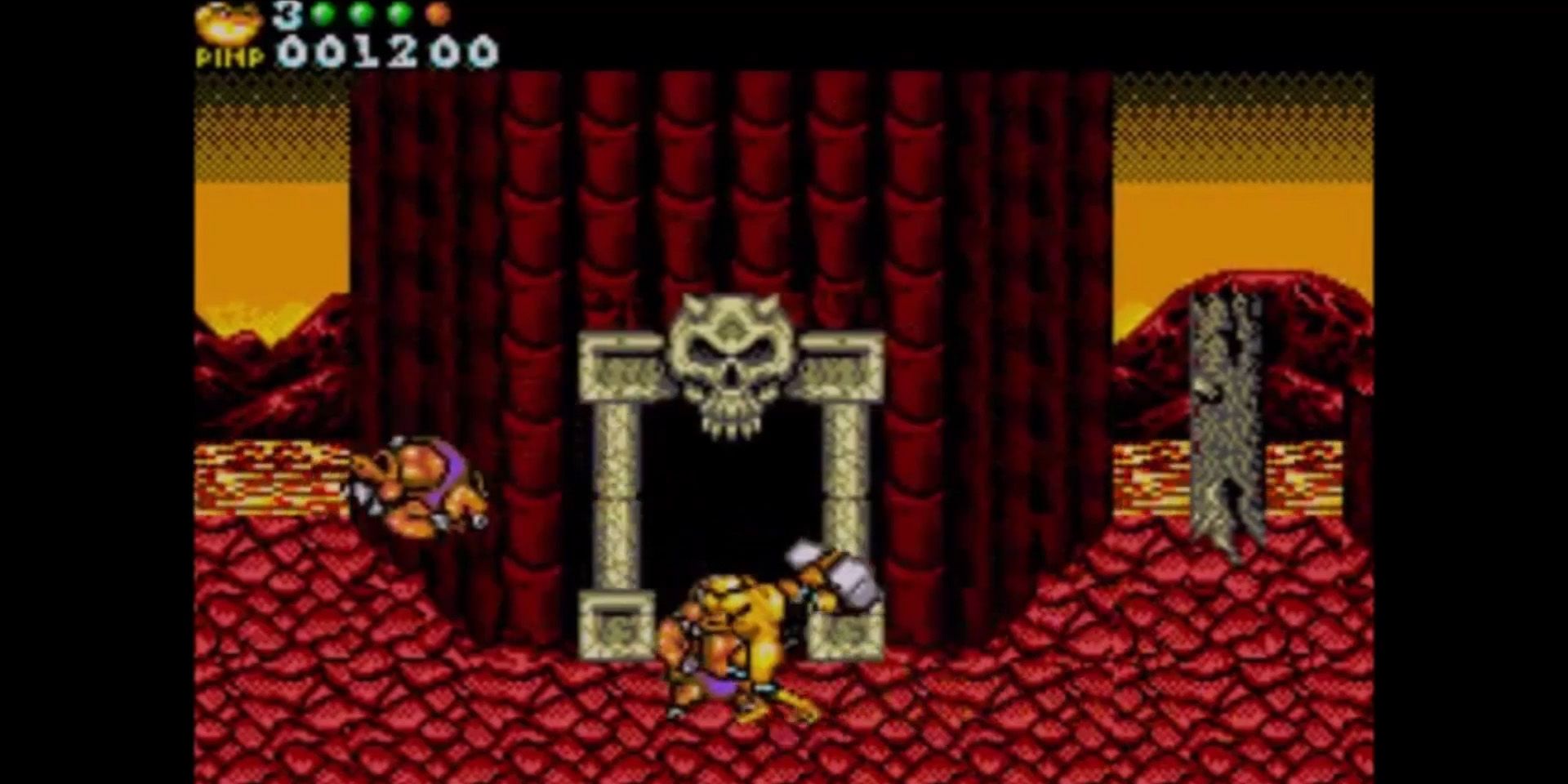 Battletoads in Battlemaniacs for the Master System
