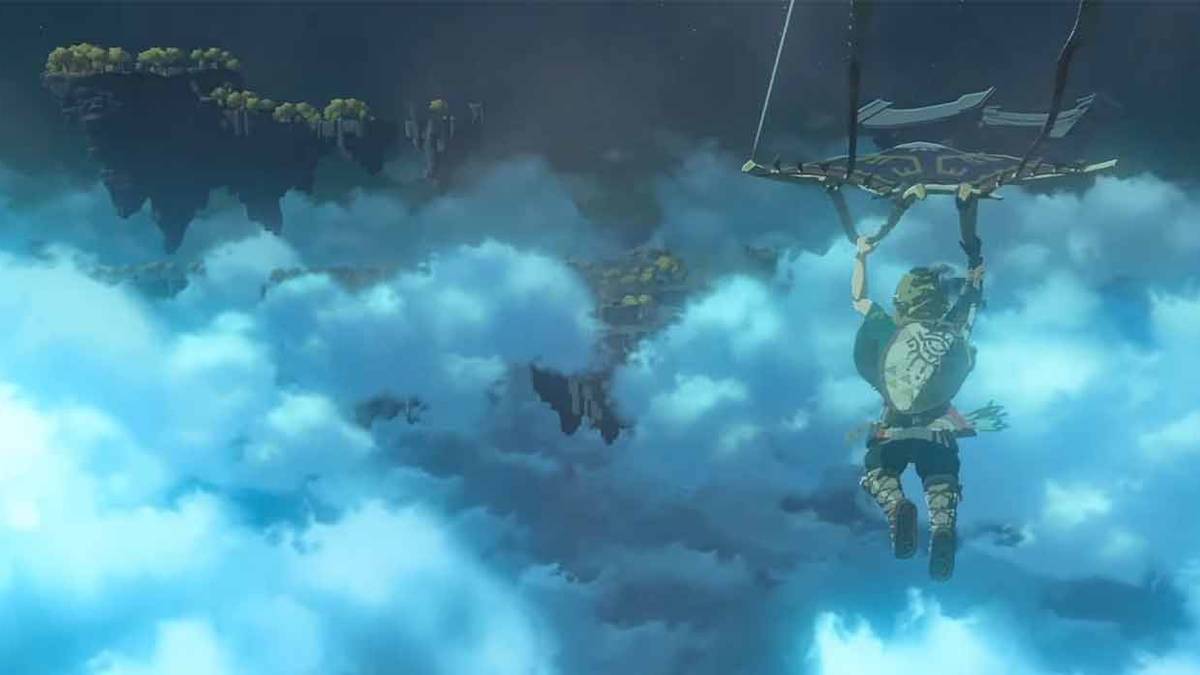 breath of the wild 2 e3 2021 trailer link gliding nintendo switch