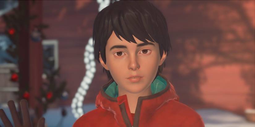 Daniel in winter clothes.