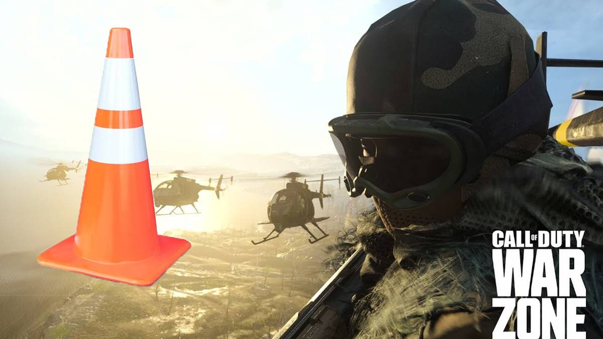 call of duty warzone traffic cone