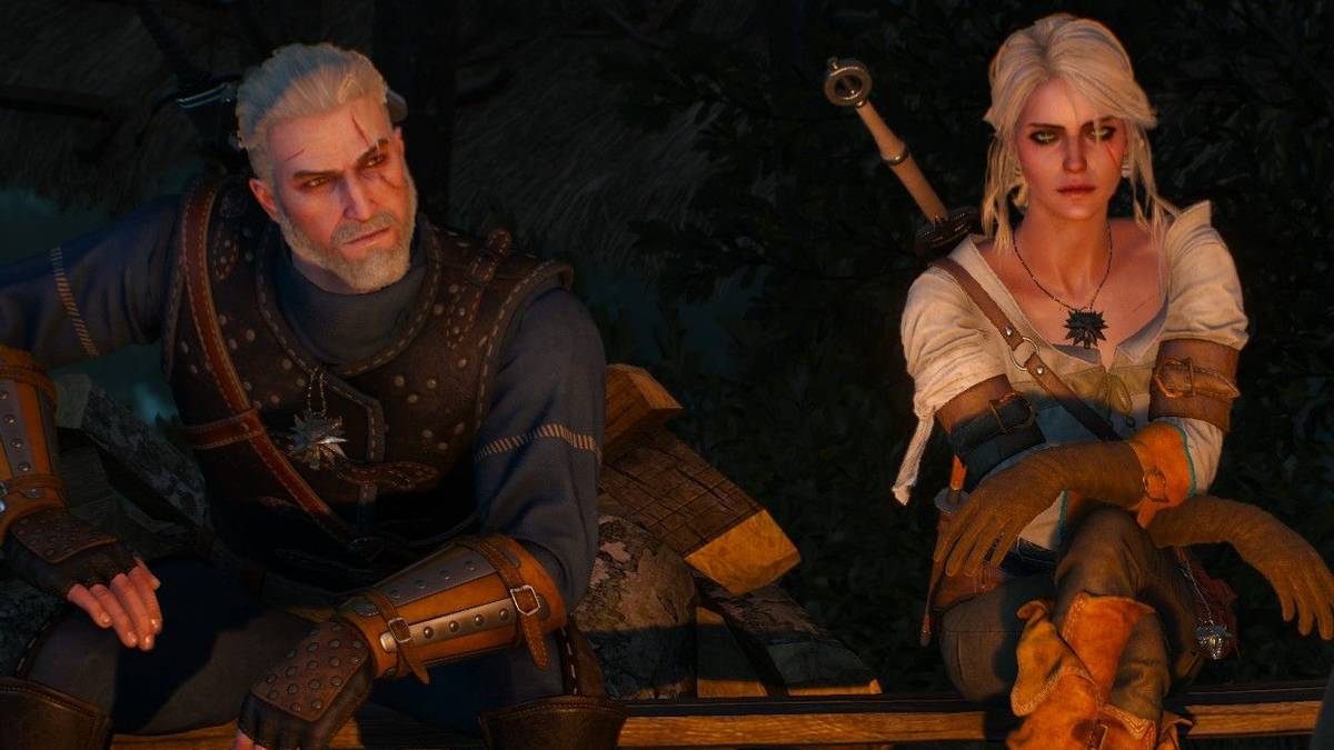 Geralt and Ciri in The Witcher 3