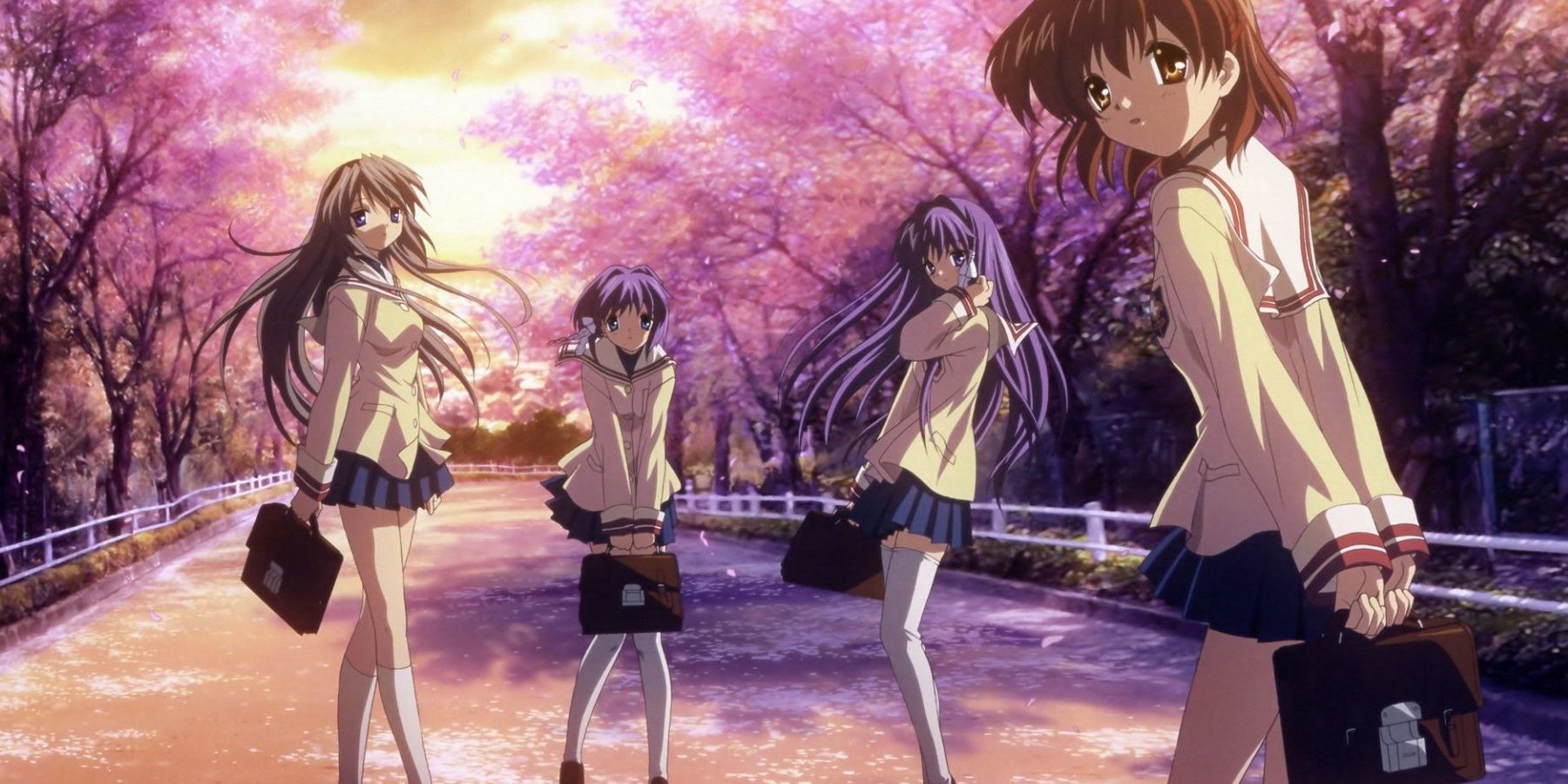 clannad characters anime visual novel