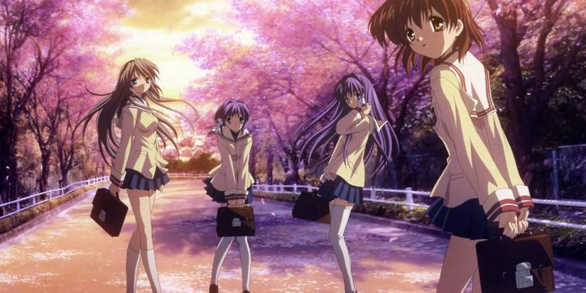 clannad characters anime visual novel