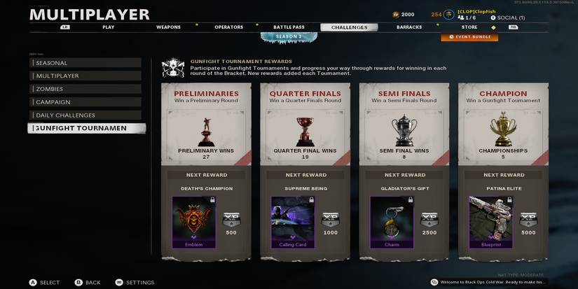 cod black ops cold war locked gunfight rewards
