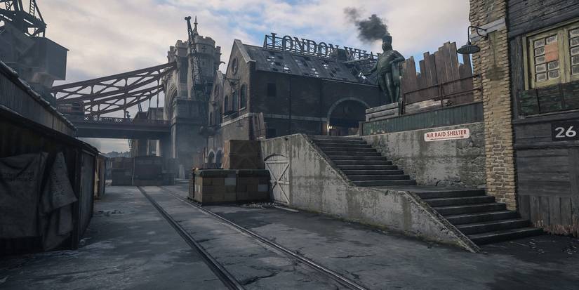 cod ww2 london docks left side