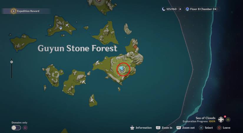 guyun stone forest map