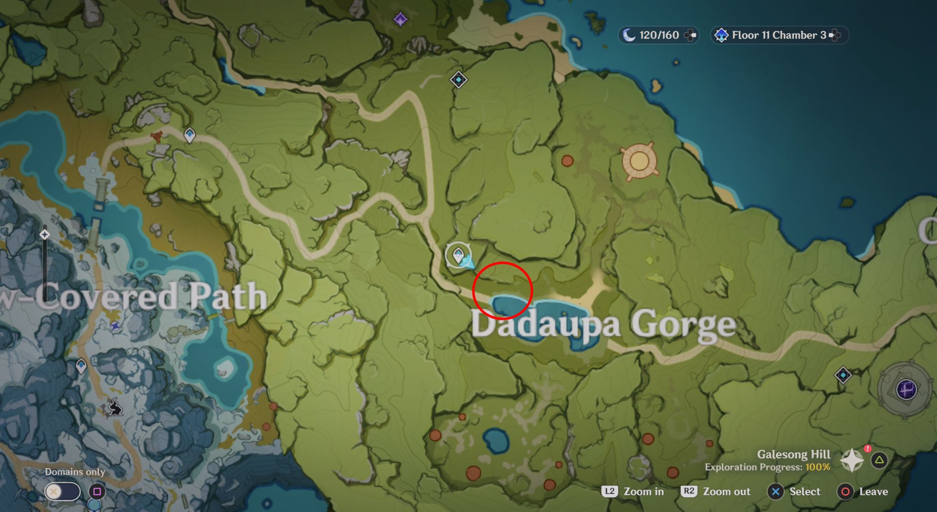 gorge map