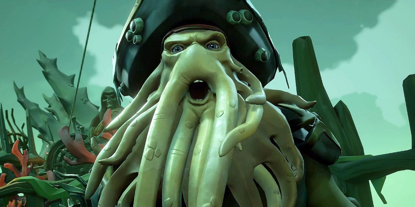 davy jones sea of thieves a pirates life pirates of the caribbean