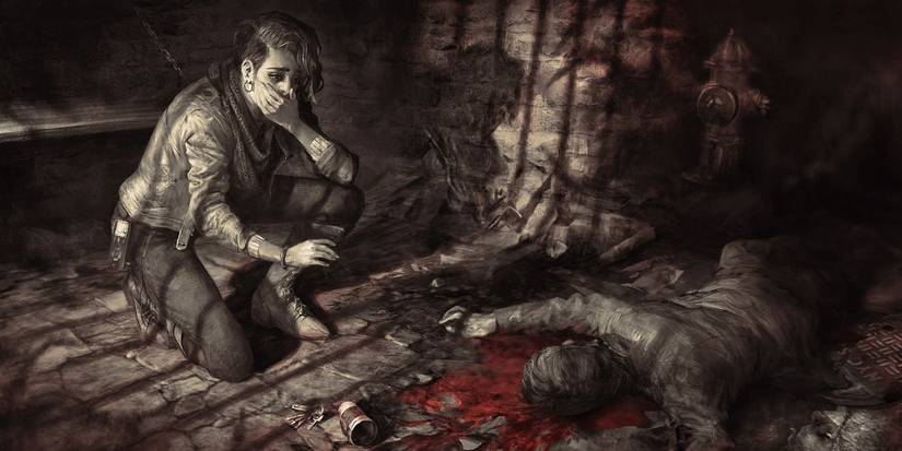 zarina standing over bloody body