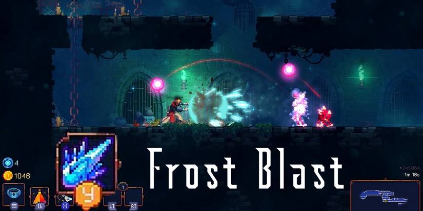 magic type ranged weapon that freezes enemies.