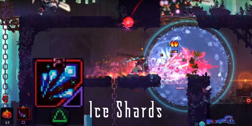 magic type ranged weapon that slows enemies.